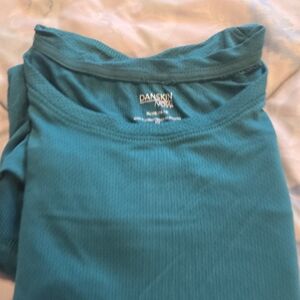Danskin Now Aqua Blue Tee